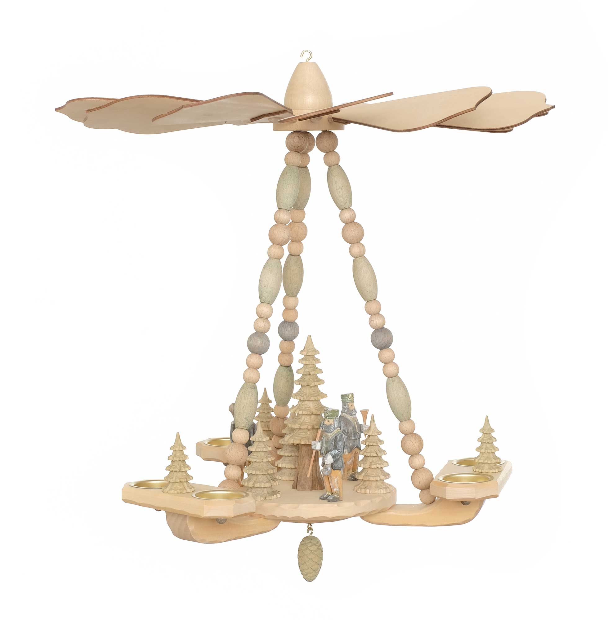 Deckenpyramide klein / Bergmnner, Dm 46 cm, Hhe ca. 45 cm, Nr.: 17.104 | 325,00 