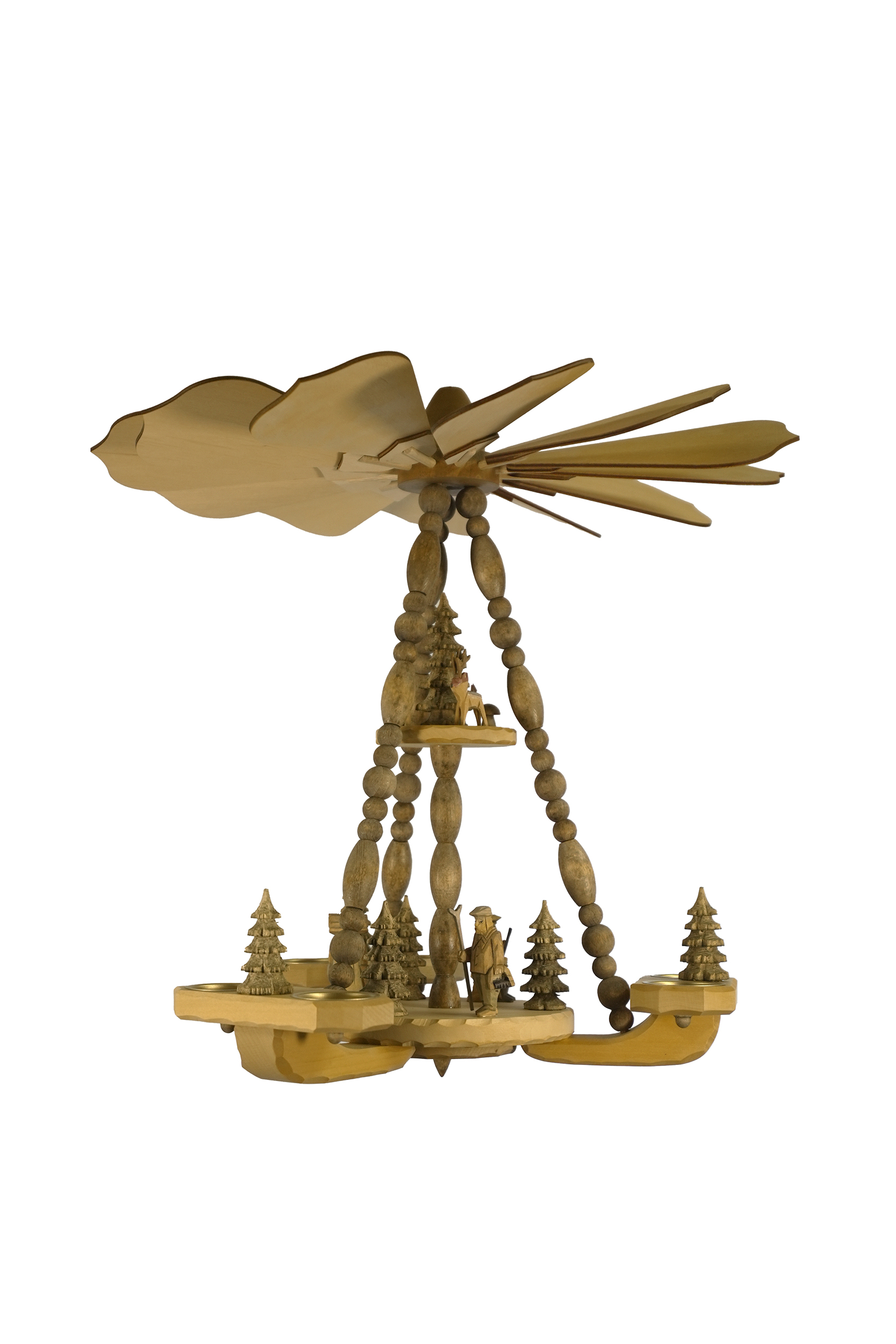 Deckenpyramide klein, 2 Etg., Wald Dm 46cm, H�he ca. 45 cm, Nr.: 17.114 | 370,00 �