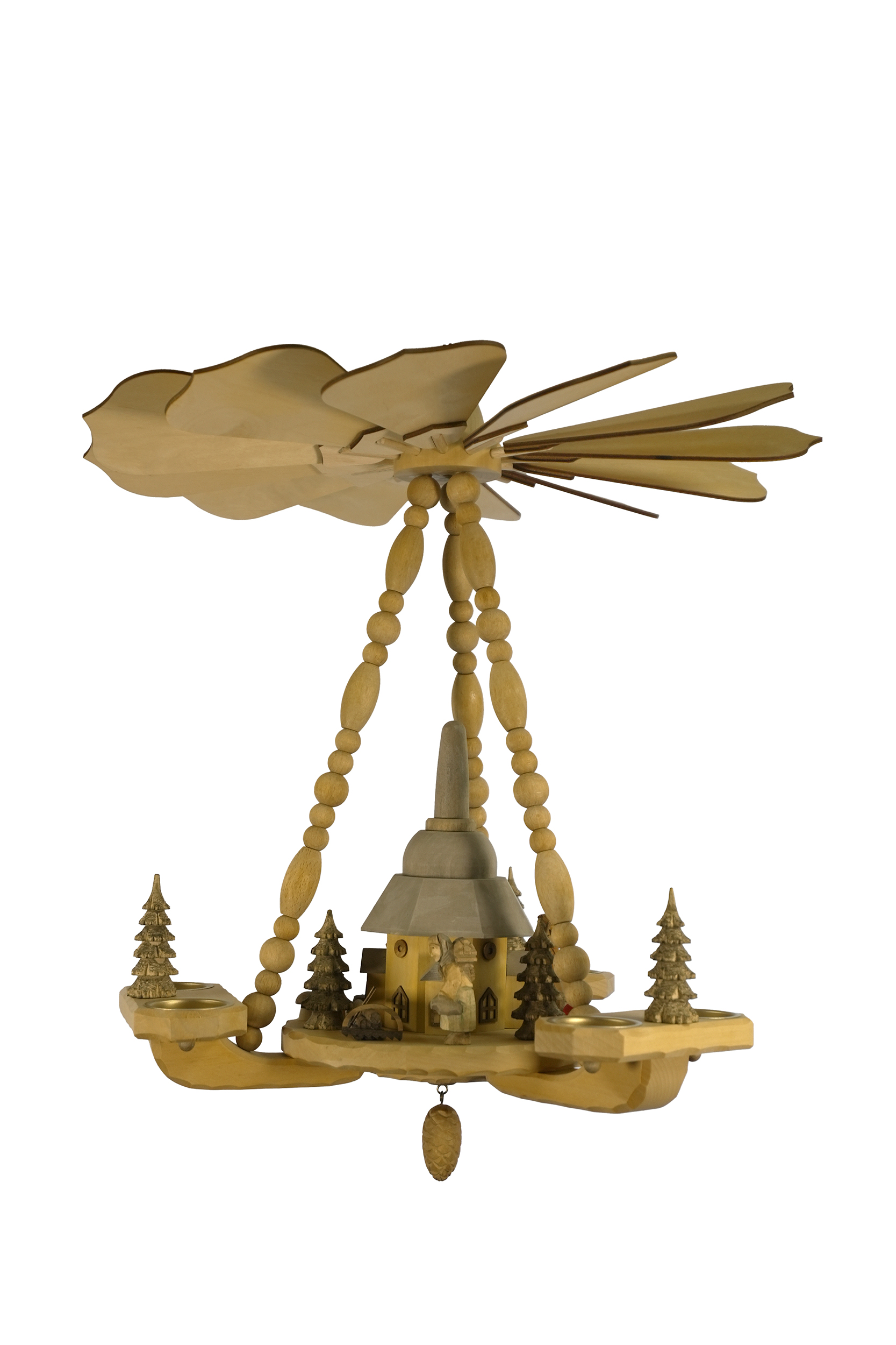Deckenpyramide klein, Waldkirche klein Dm 46cm, H�he ca. 45 cm, Nr.: 17.115-H | 376,00 �