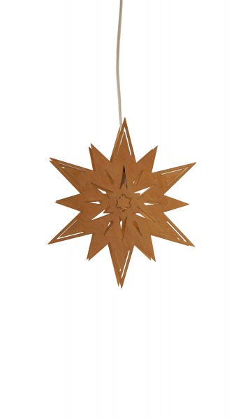 Fensterbild "Adventsstern klein" elektrisch, Dm 25 cm