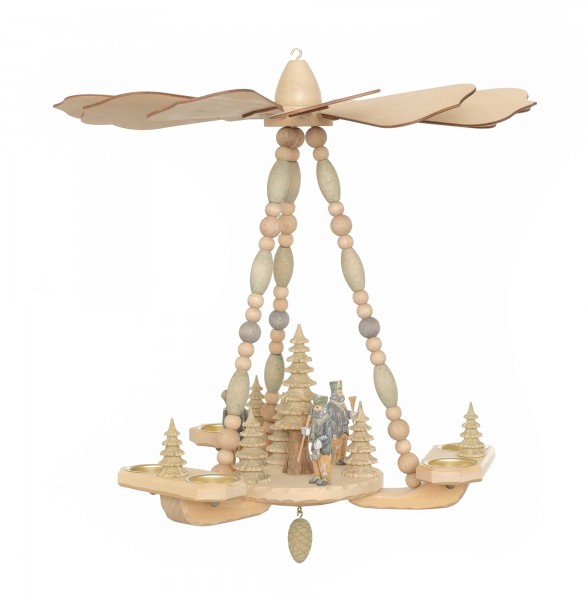 Deckenpyramide klein / Bergmänner, Dm 46 cm, Höhe ca. 45 cm
