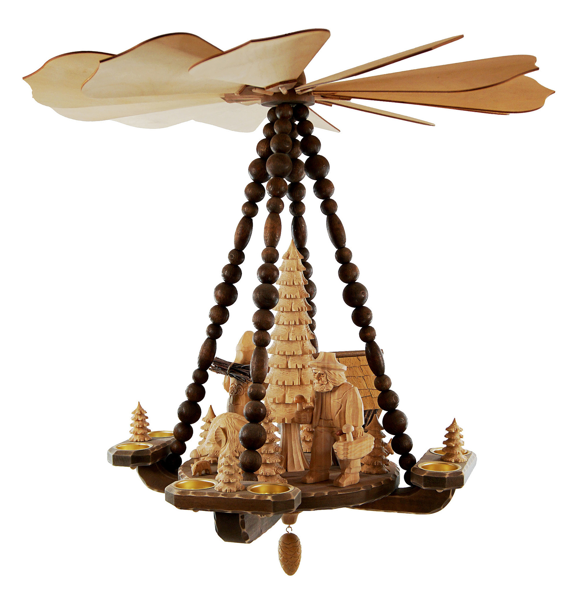 Deckenpyramide gro, natur, Futterkrippe, Nr.: 17.521 | 775,00 