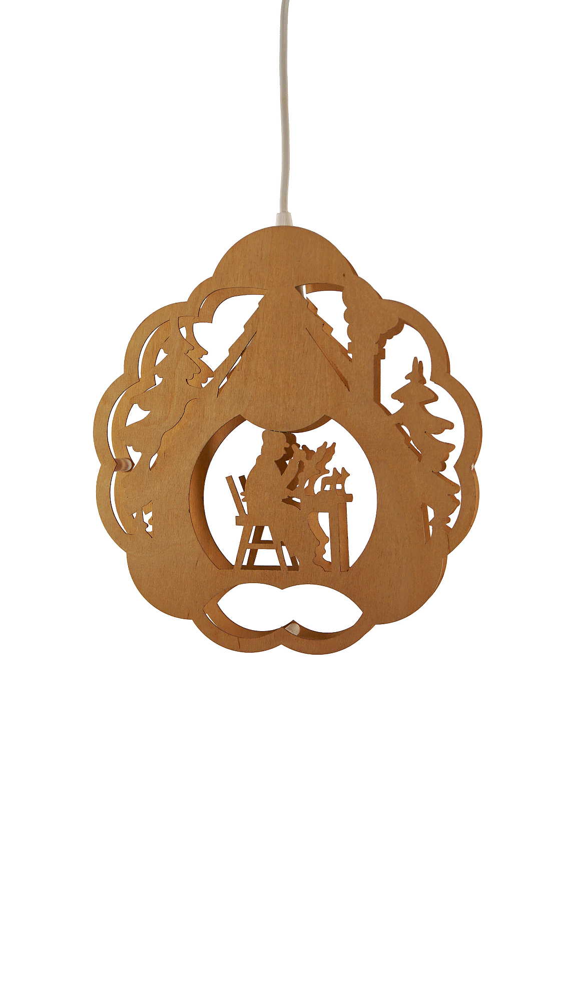 Fensterbild "Schnitzer"  elektrisch, ca. 29 x 32 cm, Nr.: 31.102 | 44,00 