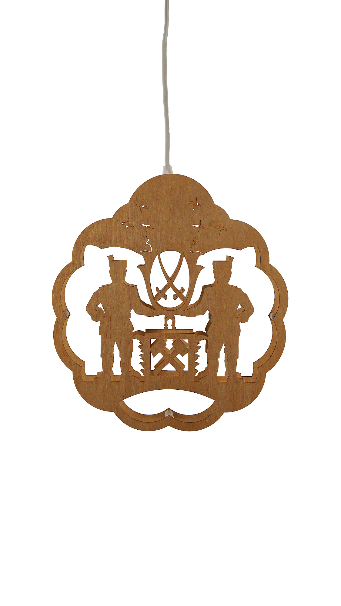 Fensterbild "Bergmnner"  elektrisch, ca. 29 x 32 cm, Nr.: 31.100 | 44,00 