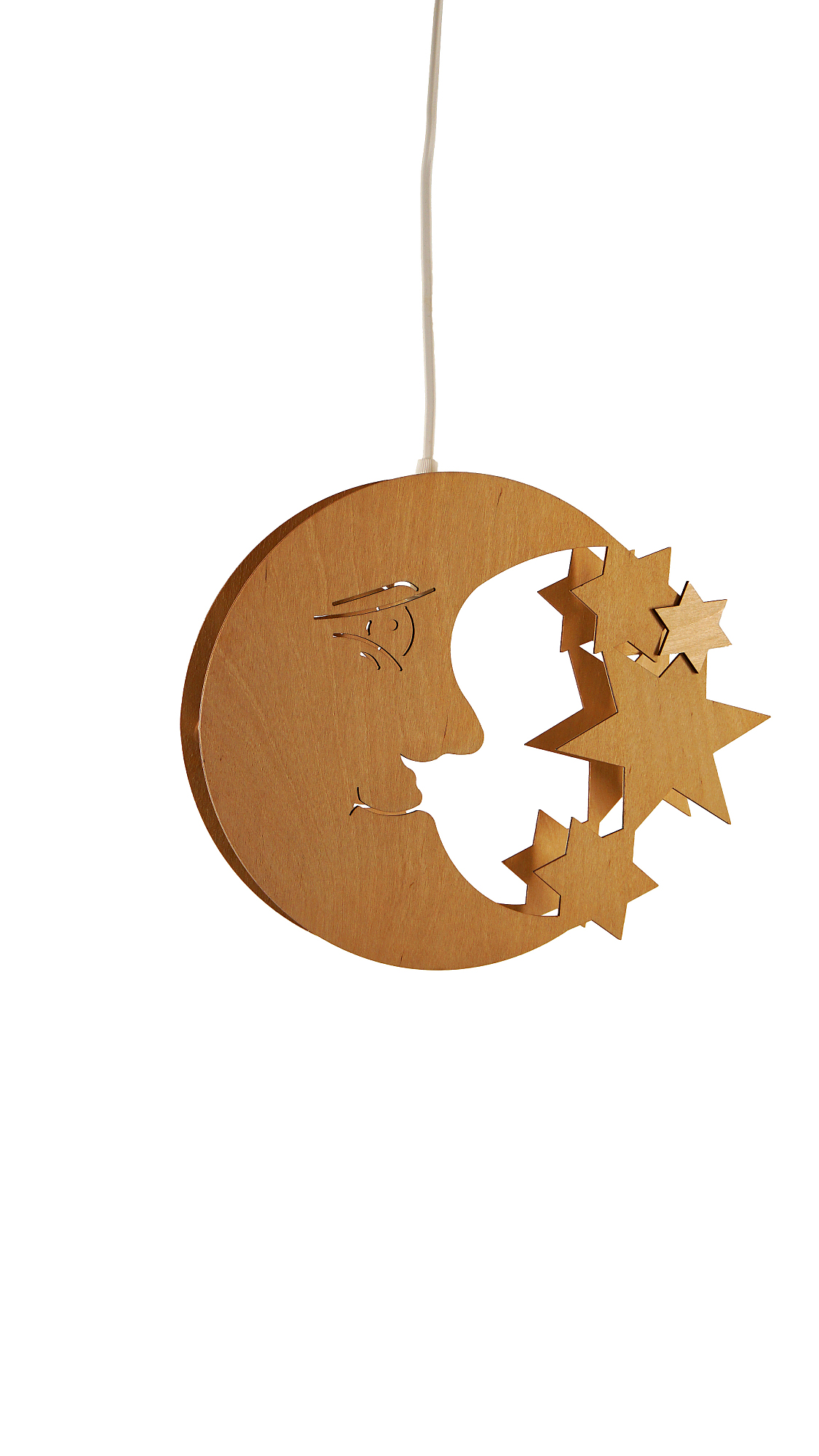 Fensterbild "Mond" elektrisch, ca. 32 x 36 cm, Nr.: 31.104 | 31,00 