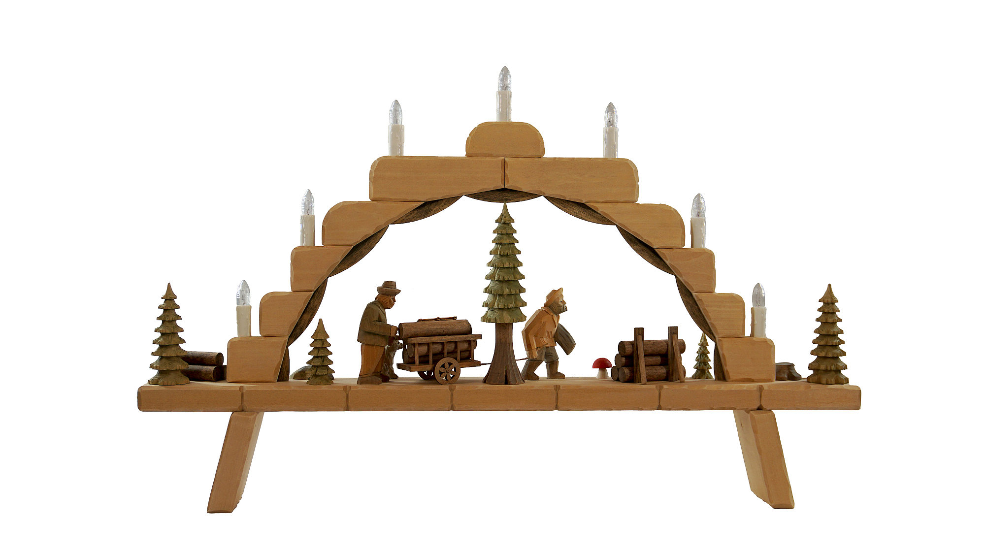 Schwibbogen klein Holztransport, Nr.: 41.101 | 421,00 