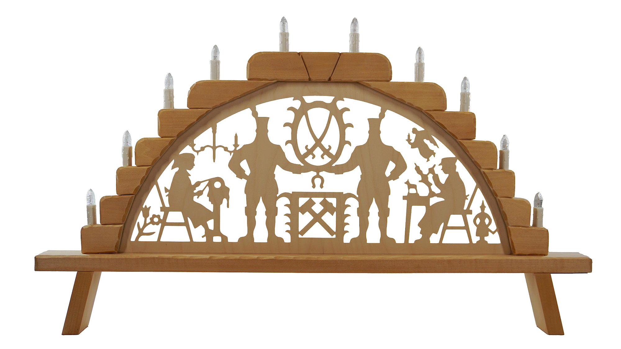 Schwibbogen gro (10fla.) "Erzgebirge" 87 x 49 cm, Nr.: 41.400 | 152,00 