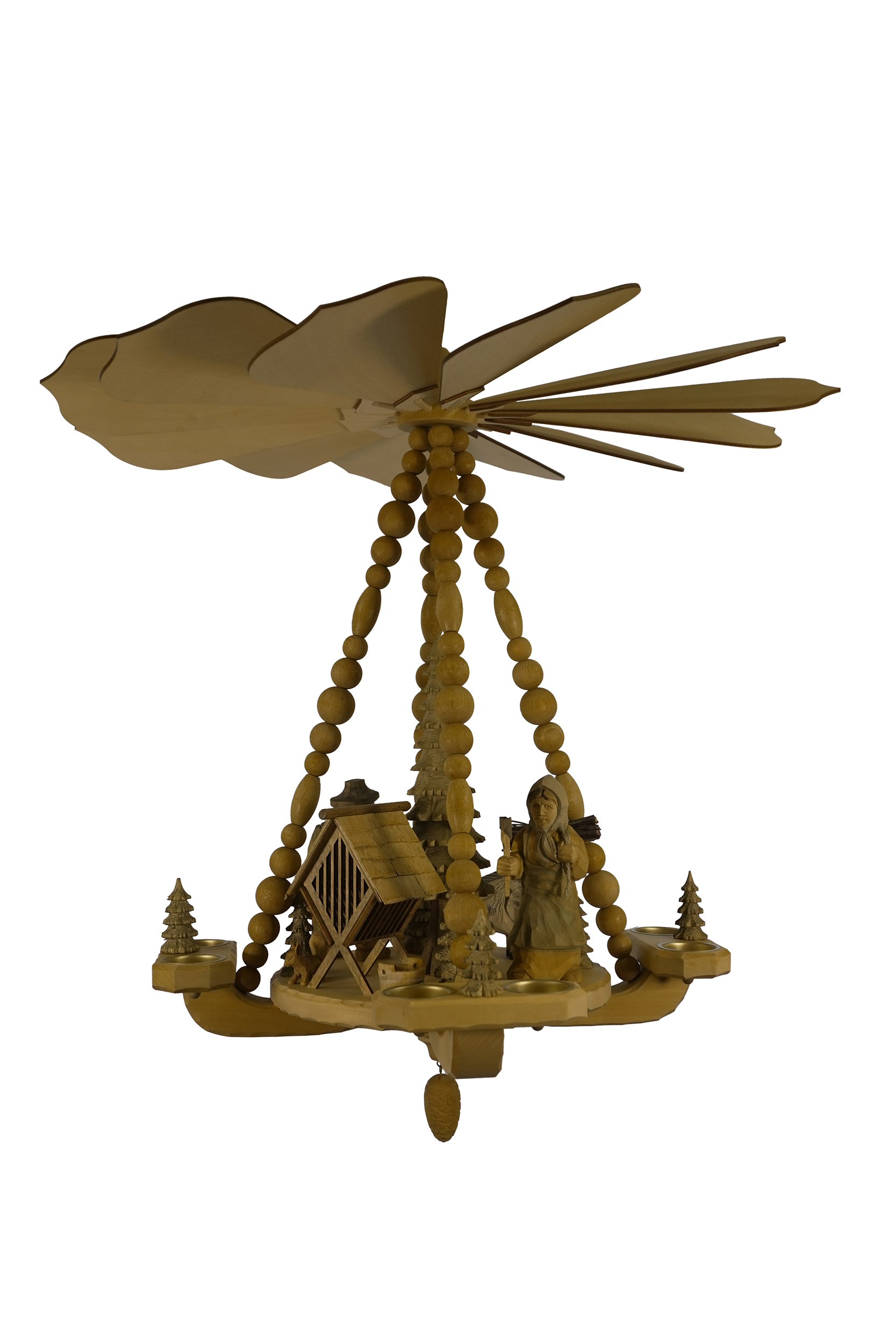 Deckenpyramide gro�, 2 Figuren und Futterkrippe, Nr.: SP17.521-H | 599,00 � statt 614,00 �