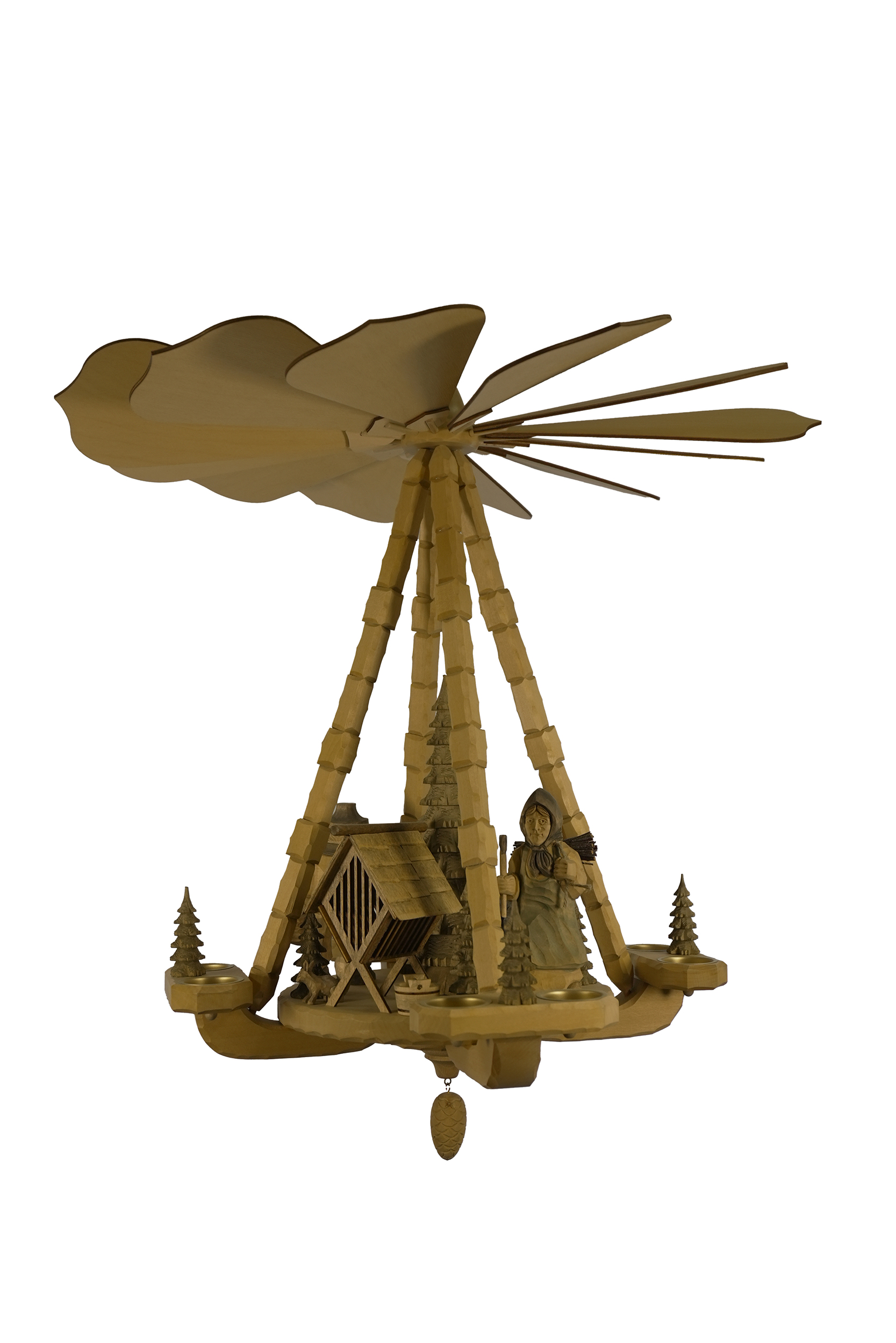 Deckenpyramide gro�, 2 Figuren und Futterkrippe, Nr.: ZSP17.521-H | 689,00 � statt 705,00 �