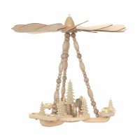 Deckenpyramide klein / Holzstapel, Dm 46 cm, Höhe ca. 45 cm Deckenpyramide klein / Holzstapel, Dm 46 cm, Höhe ca. 45 cm