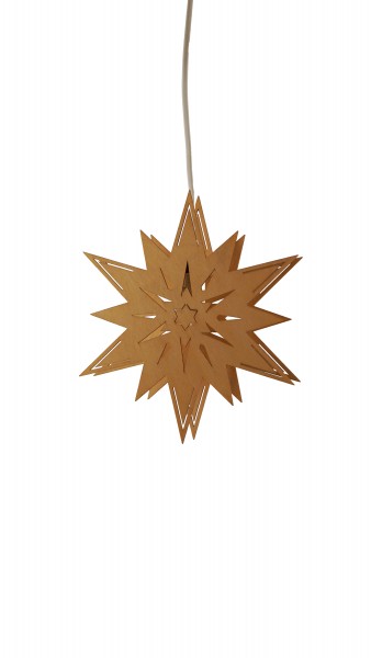 Fensterbild "Adventsstern groß" elektrisch, Dm 30 cm