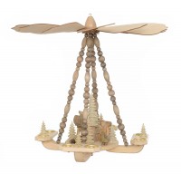 Deckenpyramide mittelgroß / Holzstapel, Dm 58 cm, Höhe ca. 53 cm Deckenpyramide mittelgroß / Holzstapel, Dm 58 cm, Höhe ca. 53 cm