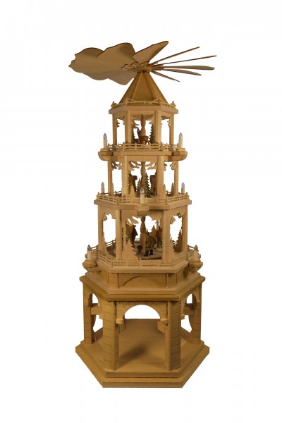 Pyramide + Unterstelltisch