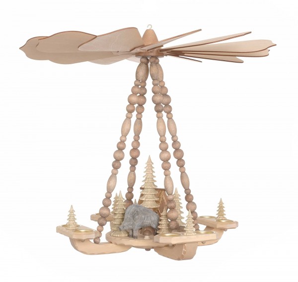 Deckenpyramide mittelgro, Wildschwein, Dm 58 cm, Hhe ca. 53 cm, Nr.: 17.219 | 366,00 