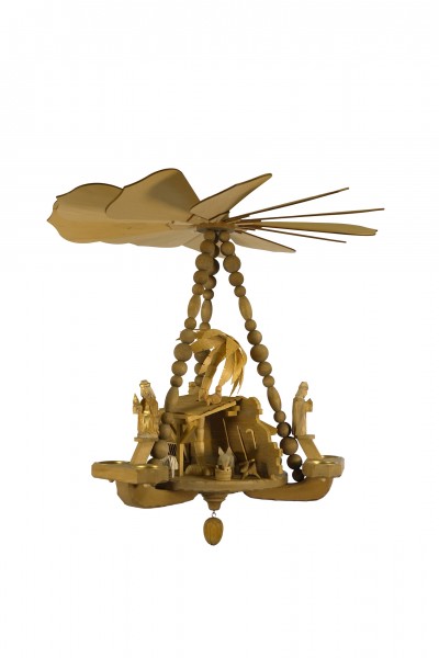 Deckenpyramide mittelgro�, Krippefiguren mit Stall, Nr.: 17.235 | 606,00 �