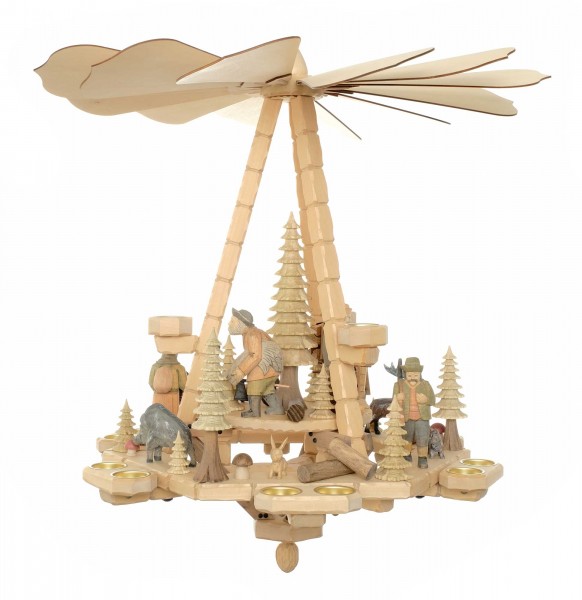 Deckenpyramide ganz gro / Waldleute, Dm 70 cm, Hhe ca. 73 cm, Nr.: 17.403 | 1265,00 