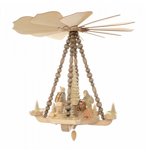 Deckenpyramide gro, Waldleute mit Sgebock, Nr.: 17.512 | 624,00 