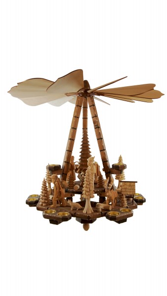 Deckenpyramide ganz gro, Dm 70 cm, Hhe ca. 73 cm, Natur, im Wald, Nr.: 17.404 | 1355,00 