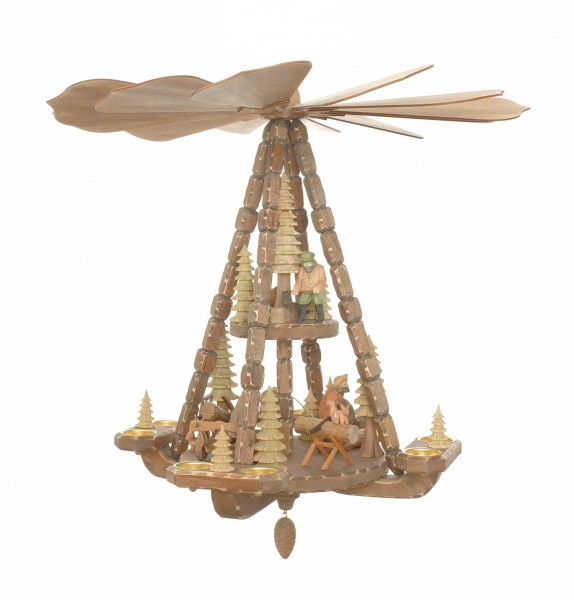 Deckenpyramide gro, 2 Etg., Pferdekutsche, Dm 63 cm, Hhe ca. 62 cm, Nr.: Z17.511-B | 917,00 